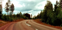 Fahrt auf E 45 von Stöllet nach Malung